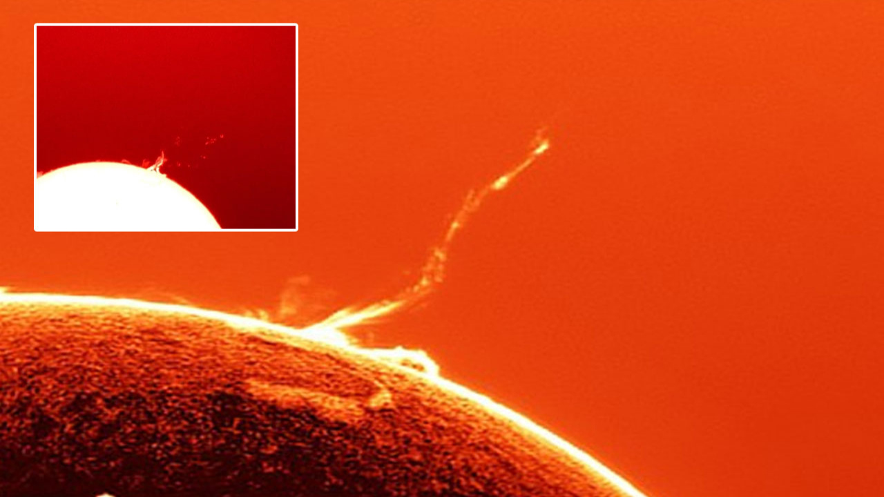 Beklenen güneş patlamalarının ilki gerçekleşti! Dünyanın 20 katı büyüklüğünde!