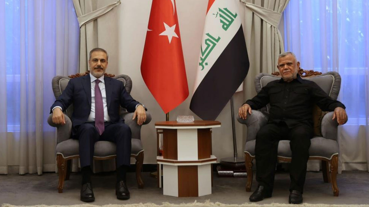 Hakan Fidan, Irak’ta Fetih İttifakı lideri Amiri ile görüştü