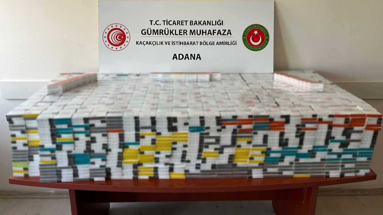 Adana Havalimanı’nda 7 bin 500 paket kaçak elektronik sigara tütünü ele geçirildi!