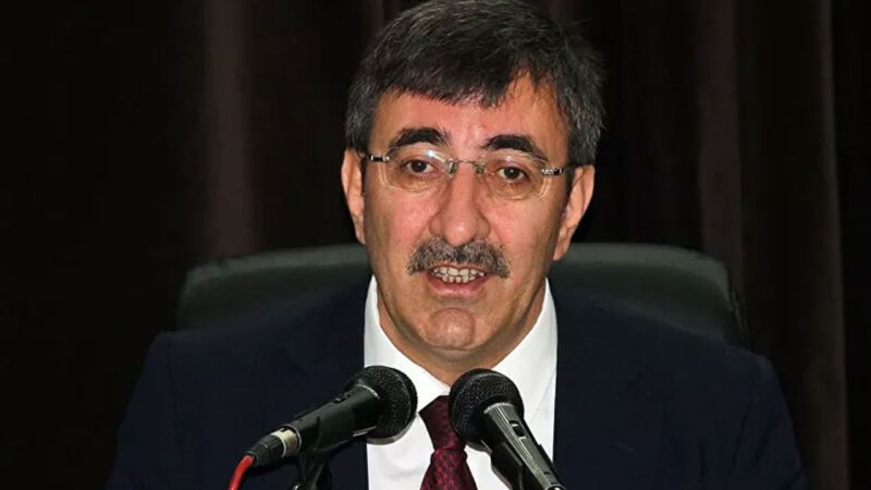 Cumhurbaşkanı Yardımcısı Cevdet Yılmaz, Ali Cengiz’i tebrik etti