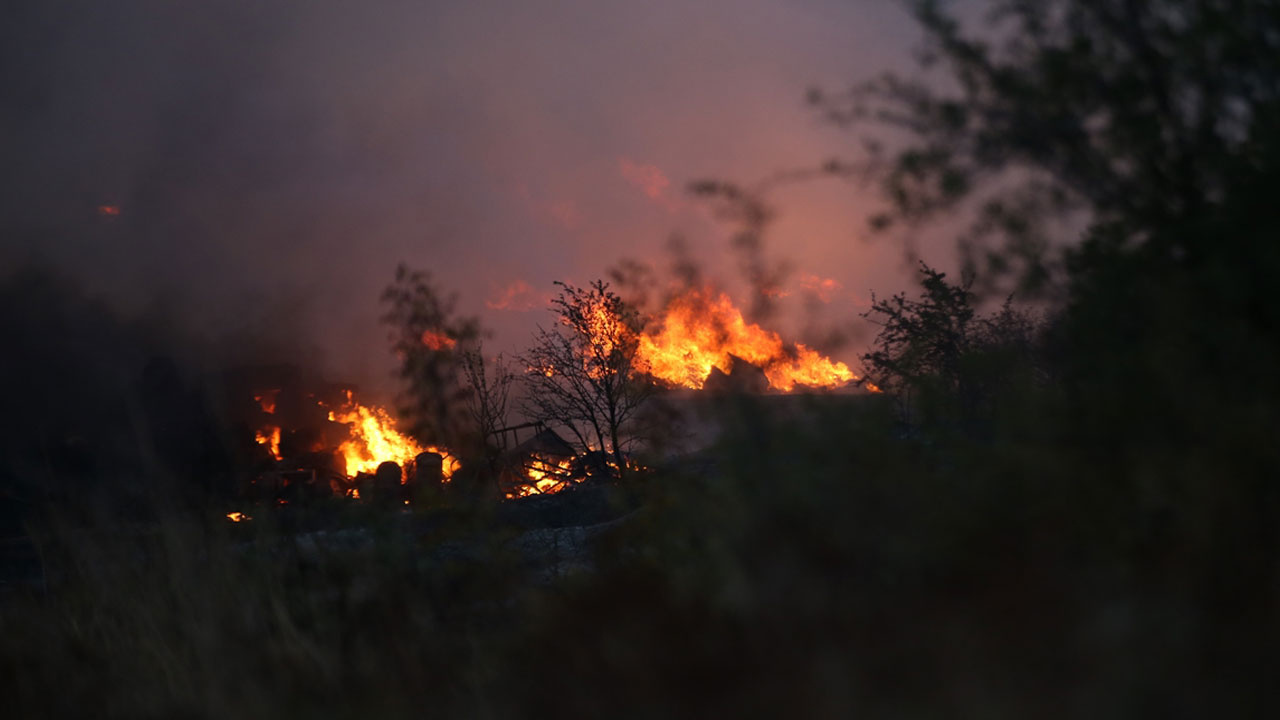 Gelibolu’da orman yangını çıktı! Alevler sıçradı, ekipler bölgede