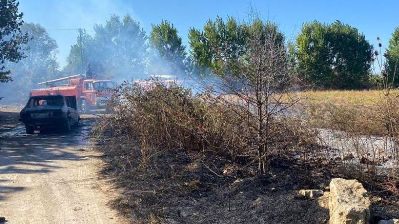Merzifon’da yanan otomobilde ölü bulundu sağlık ekipleri inceledi gerçek ortaya çıktı